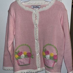 NWT Precious Spring basket theme sweater 2T 💐